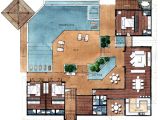 Villa Home Plans Resort Style Residential Floor Plans Floor Plans