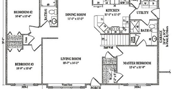 Wardcraft Homes Floor Plans Bridgeport by Wardcraft Homes Ranch Floorplan