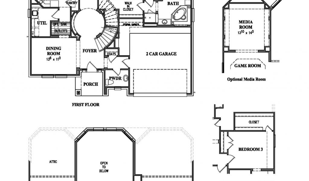 Westin Homes Preston Floor Plan