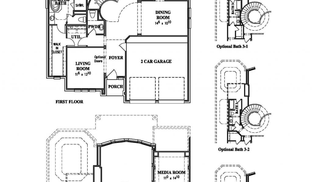 Westin Homes Bellagio Floor Plan