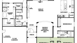 Woodside Homes Floor Plans Residence Four Model 4 Bedroom 2 5 Bath New Home In