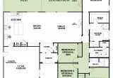Woodside Homes Floor Plans Residence Two Model 4 Bedroom 2 Bath New Home In Indio