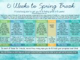Work Out Plan for Home 6 Weeks to Spring Break at Home Workout Plan Pieces